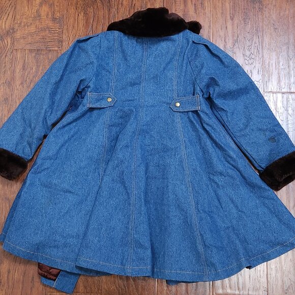 Denim fur-collar coat of your DREAMS🌈🌤 - Picture 4 of 6